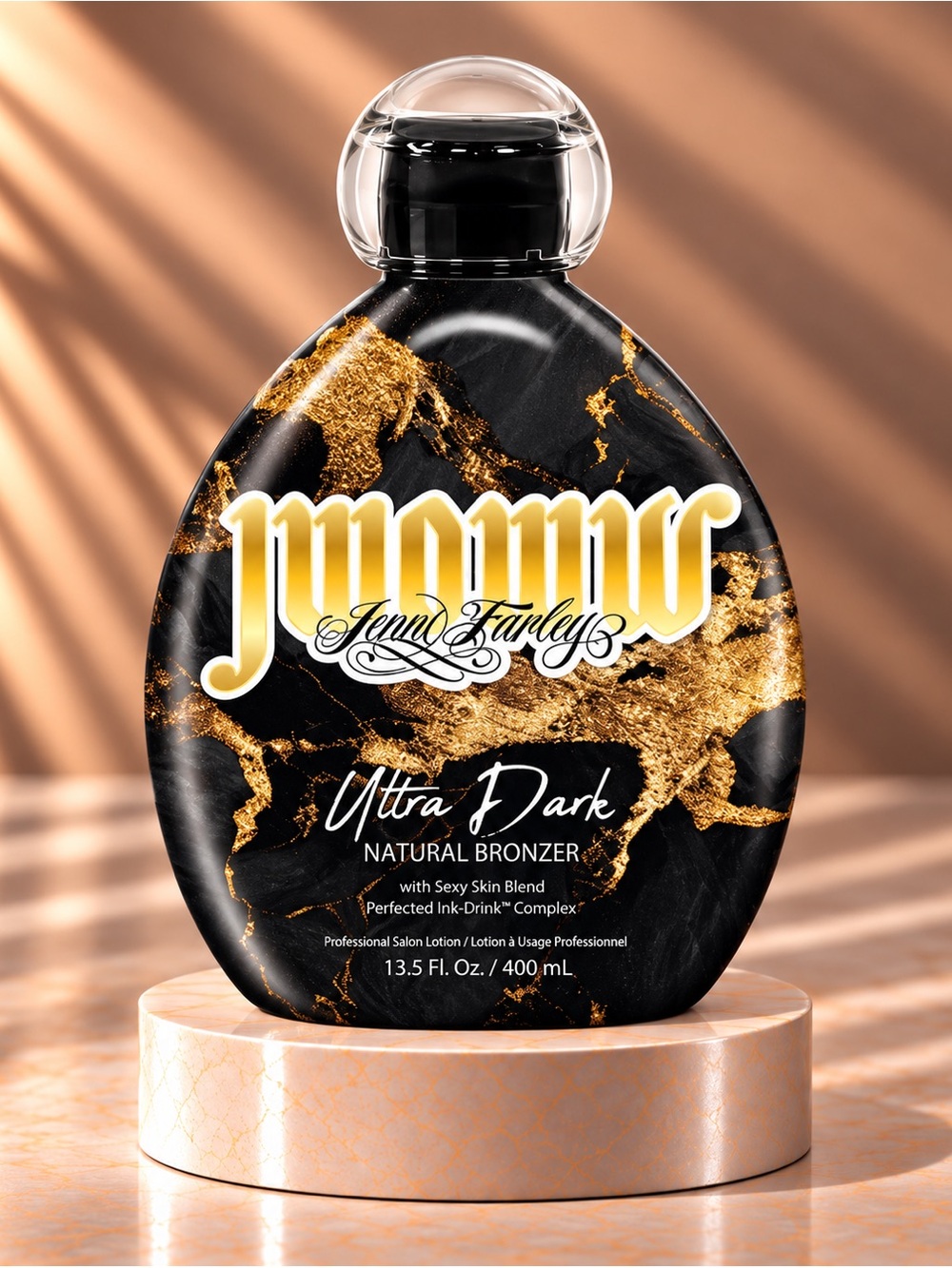 JWOWW Ultra Dark Natural Bronzer Tanning Lotion 13.5 oz